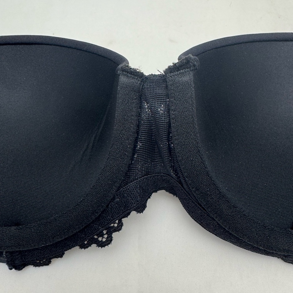 Maidenform Strapless Push-Up Bra Black Underwire Sz 34A - Picture 7 of 10